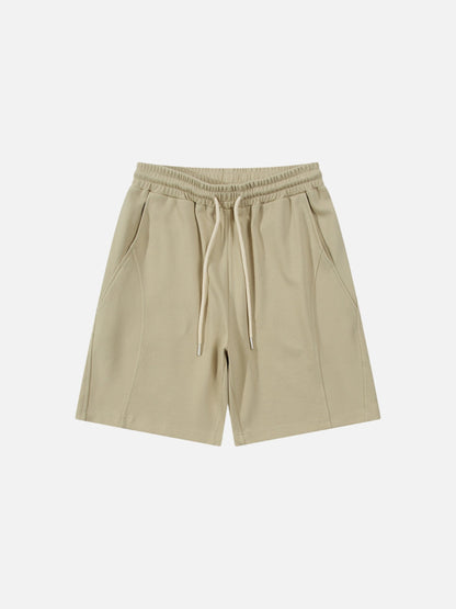 Twill Cotton Relaxed Shorts