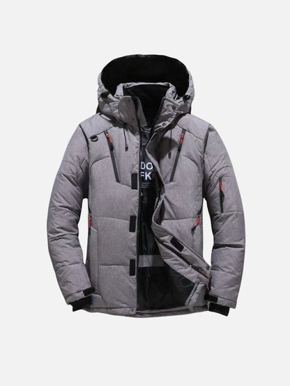 Detachable Hood Insulated Jacket