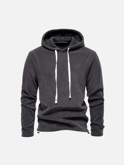 Half-Zip Fleece Stand Collar Sweatshirt