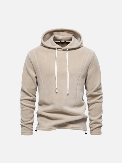 Half-Zip Fleece Stand Collar Sweatshirt