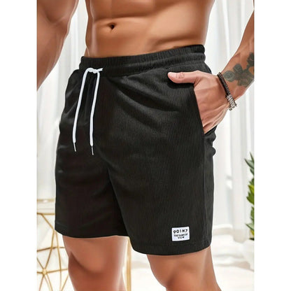 Corduroy Drawstring Shorts