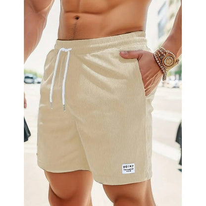 Corduroy Drawstring Shorts
