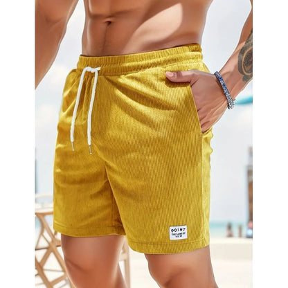 Corduroy Drawstring Shorts