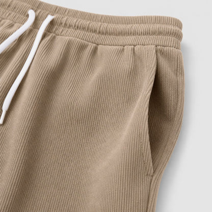 Corduroy Drawstring Shorts