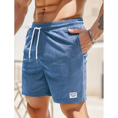 Corduroy Drawstring Shorts