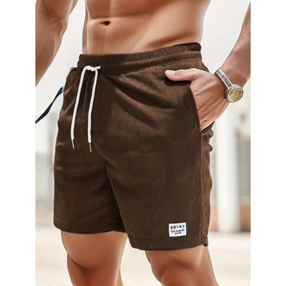 Corduroy Drawstring Shorts
