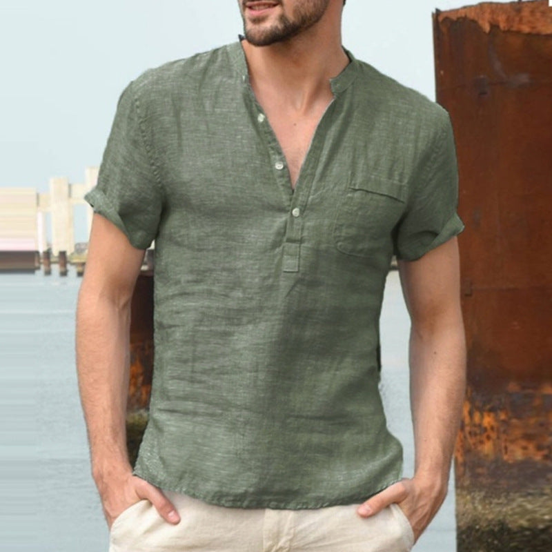 Breathable Knit Polo Shirt