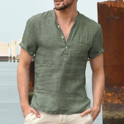 Breathable Knit Polo Shirt