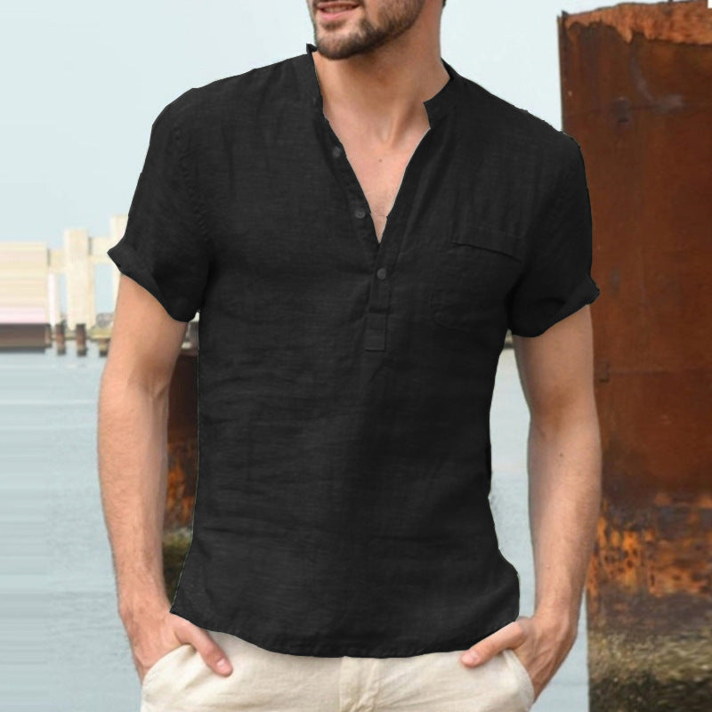 Breathable Knit Polo Shirt