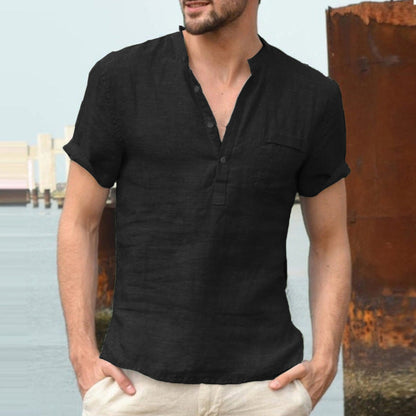 Breathable Knit Polo Shirt