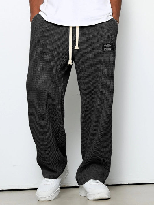 Drapey Straight-Leg Trousers