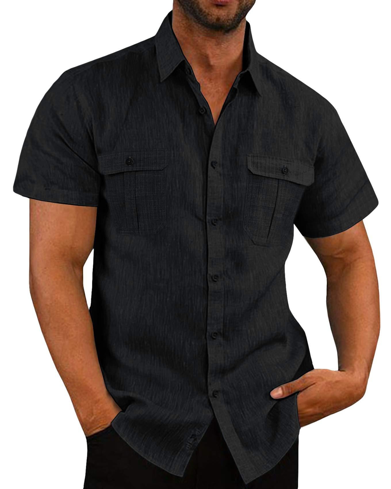 Linen Double Pocket Shirt