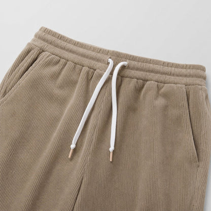 Corduroy Drawstring Shorts