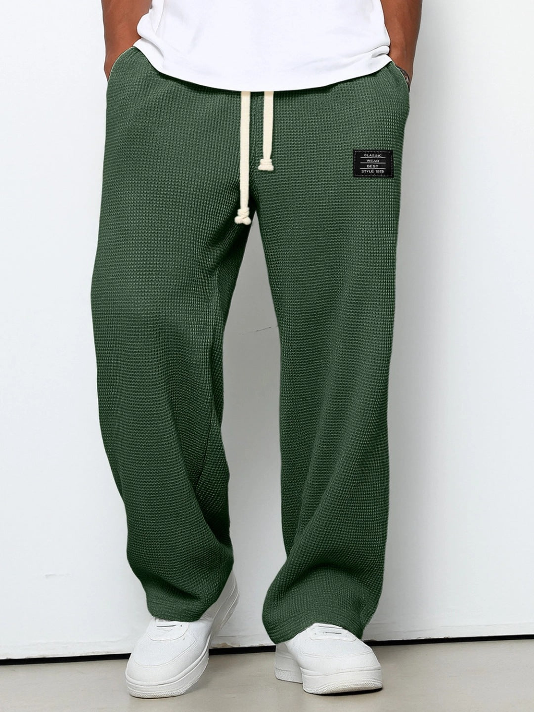 Drapey Straight-Leg Trousers