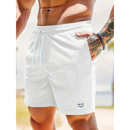 Corduroy Drawstring Shorts