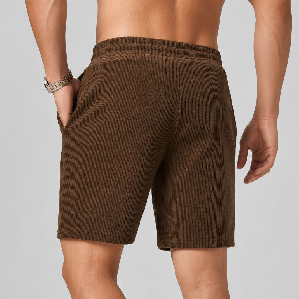 Corduroy Drawstring Shorts