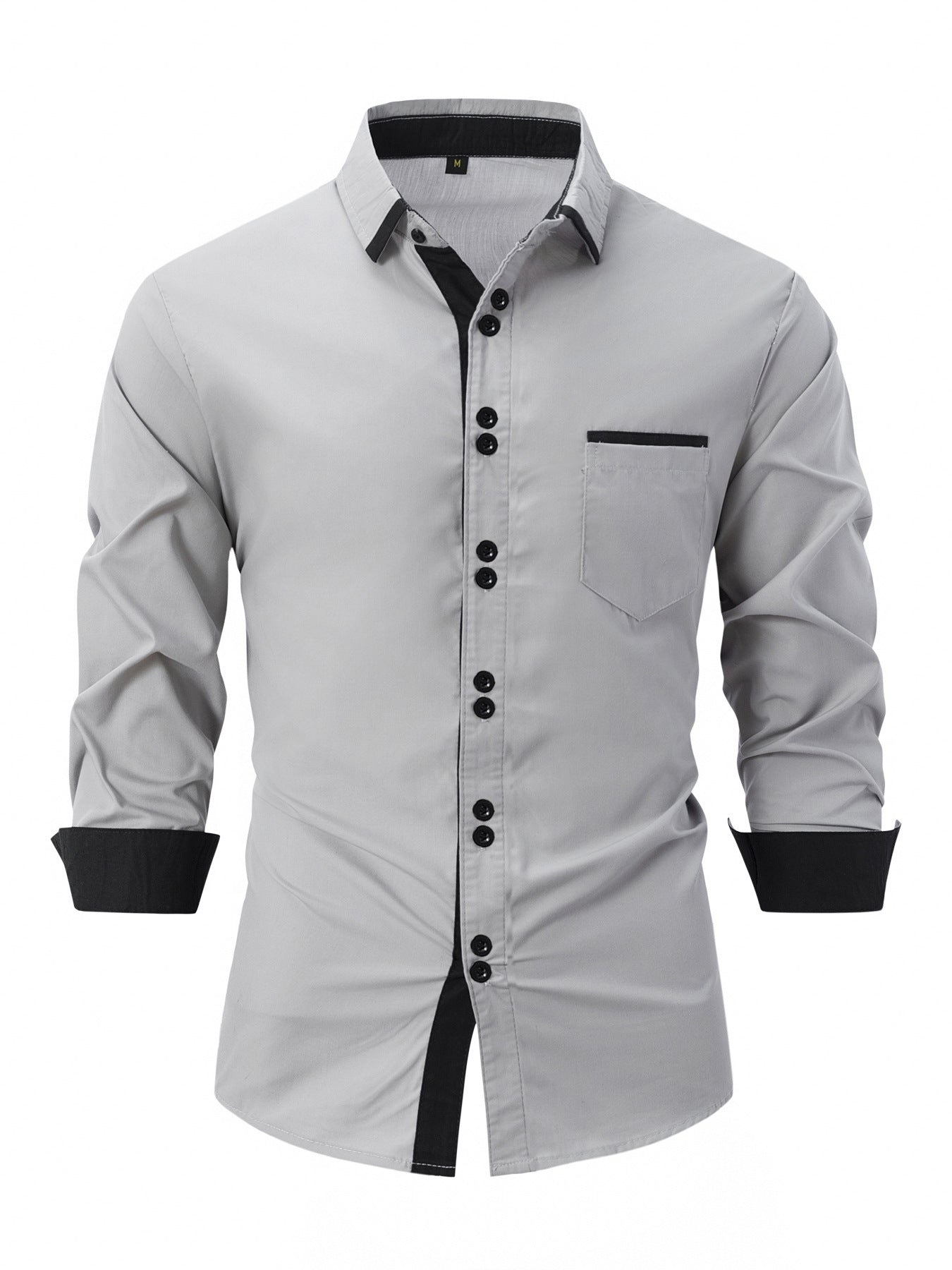 Contrast Trim Dress Shirt