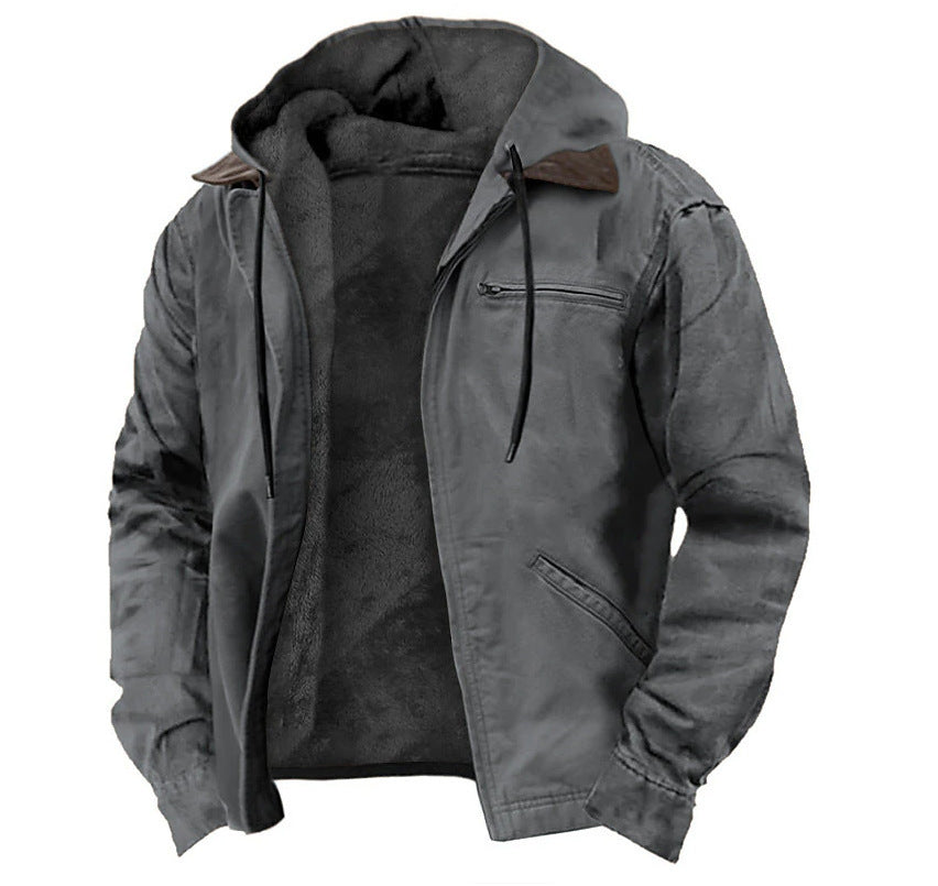 Hooded Utility Winter Jacket