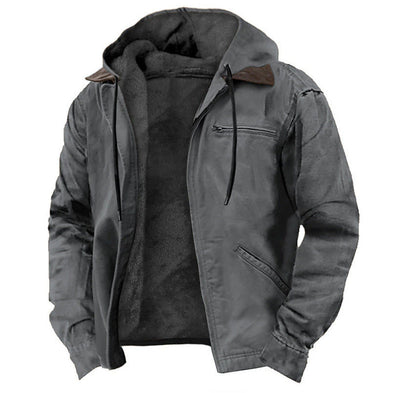 Hooded Utility Winter Jacket