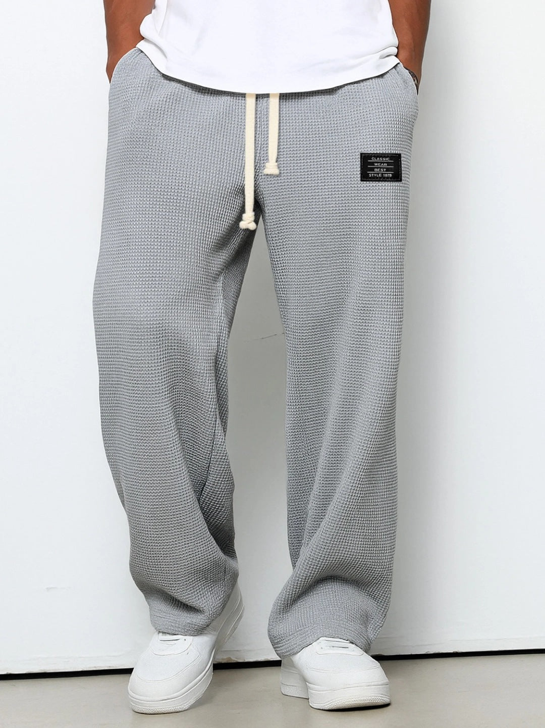 Drapey Straight-Leg Trousers