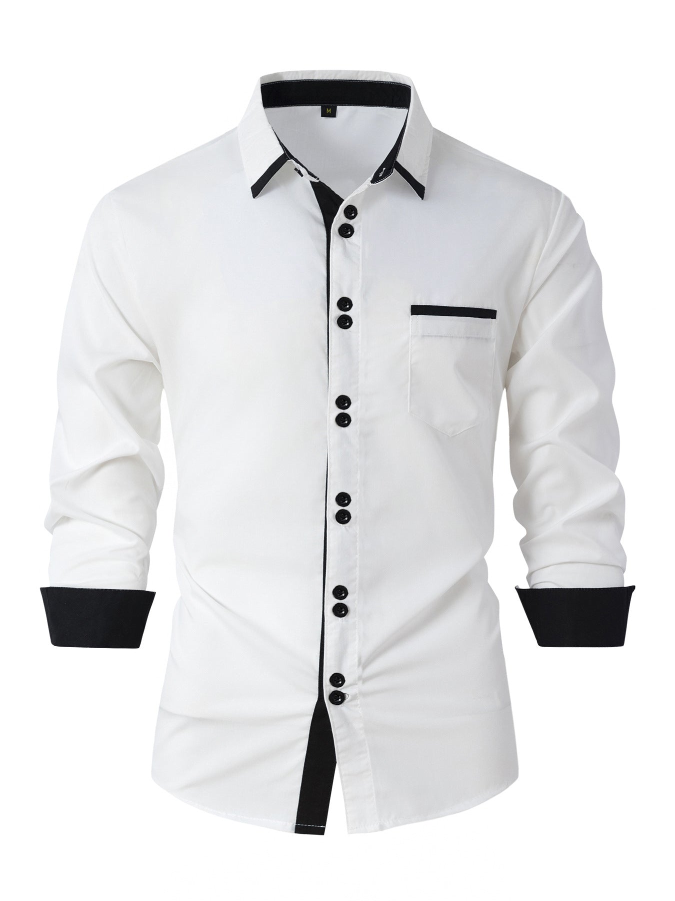 Contrast Trim Dress Shirt
