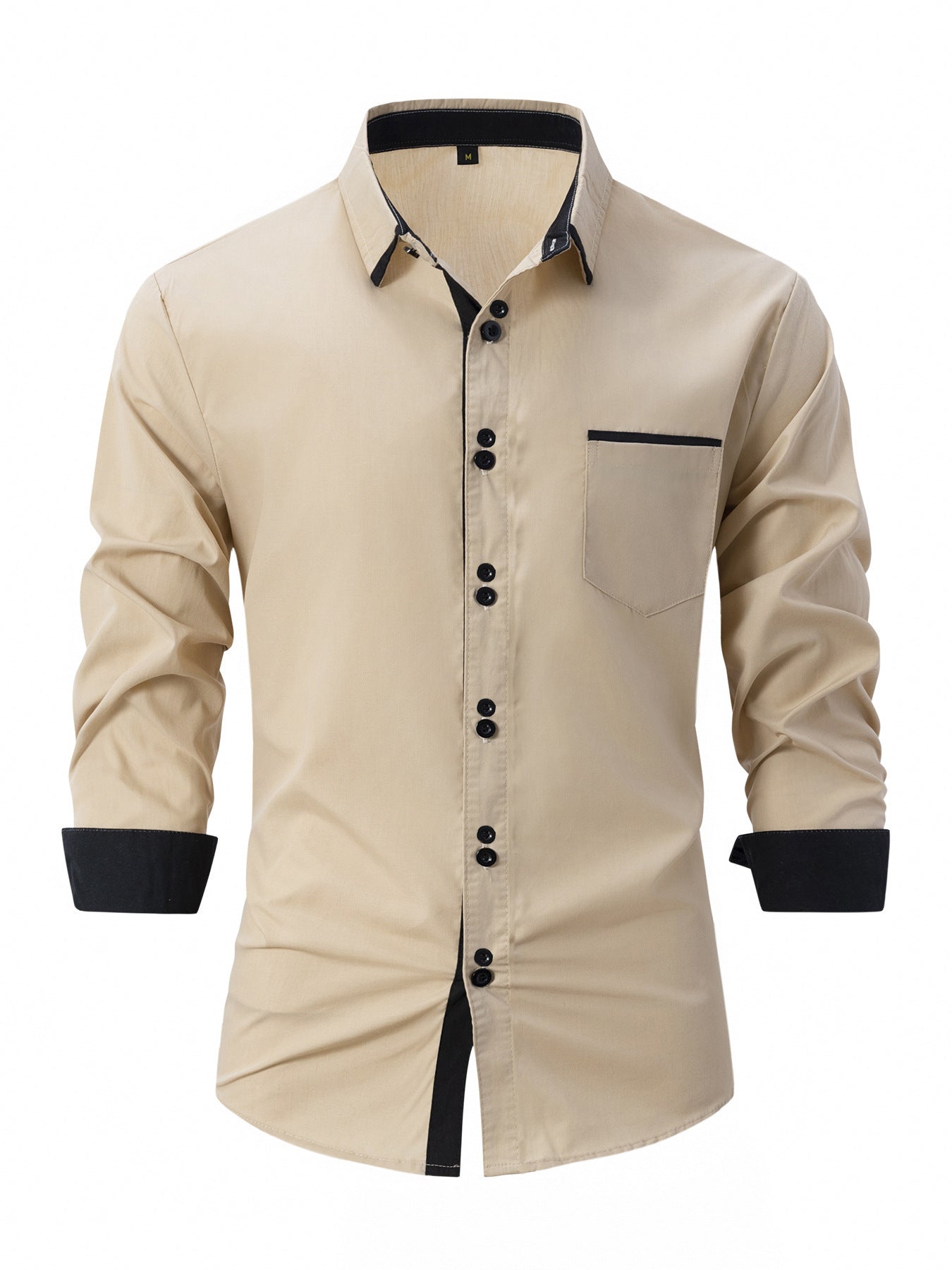 Contrast Trim Dress Shirt