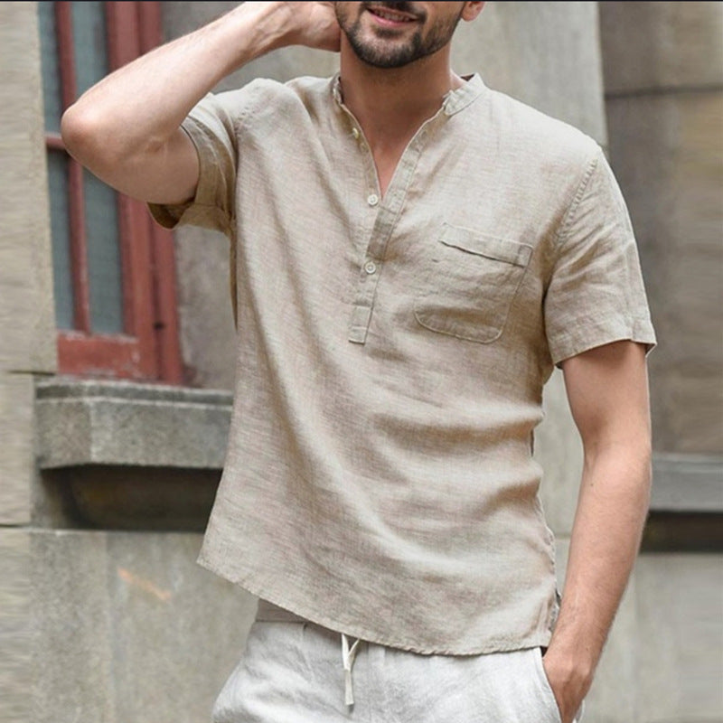 Breathable Knit Polo Shirt