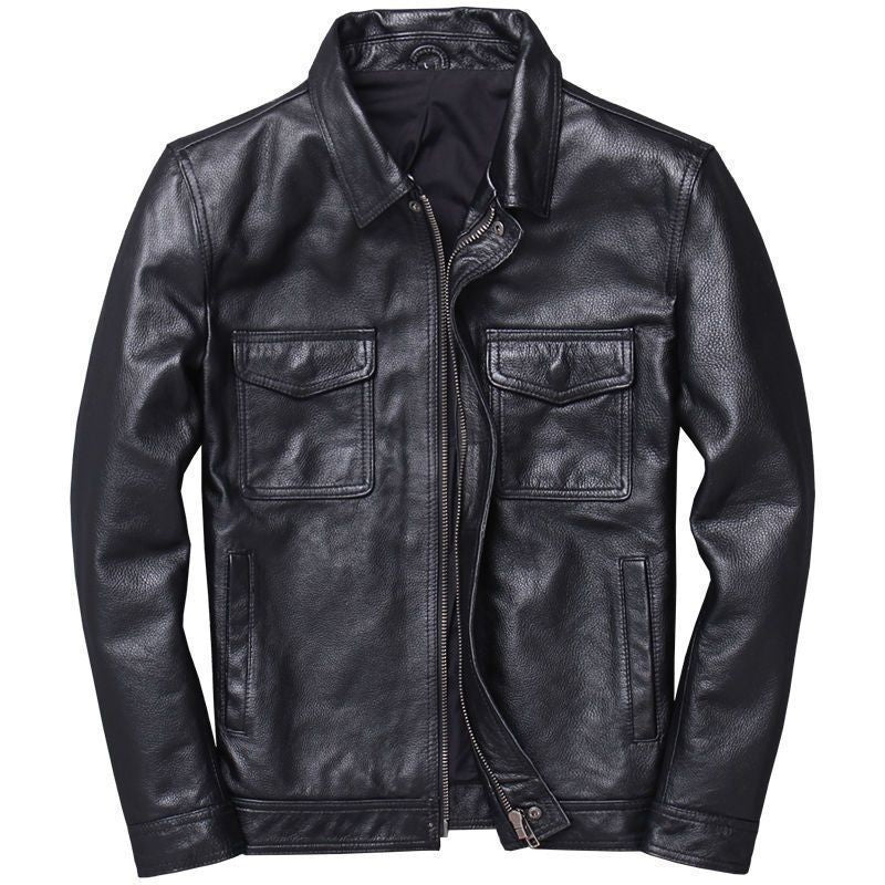 Insulated Moto Leather Jacket