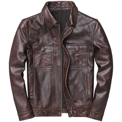 Insulated Moto Leather Jacket
