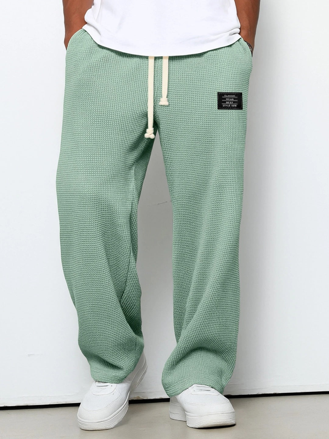 Drapey Straight-Leg Trousers