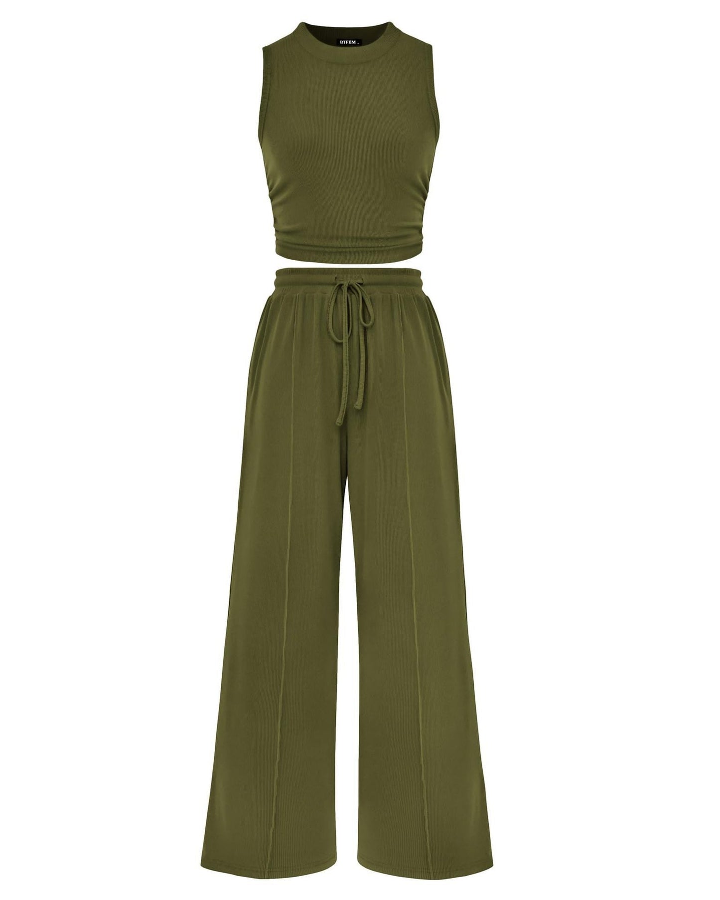 Knit Vest & Wide Leg Set