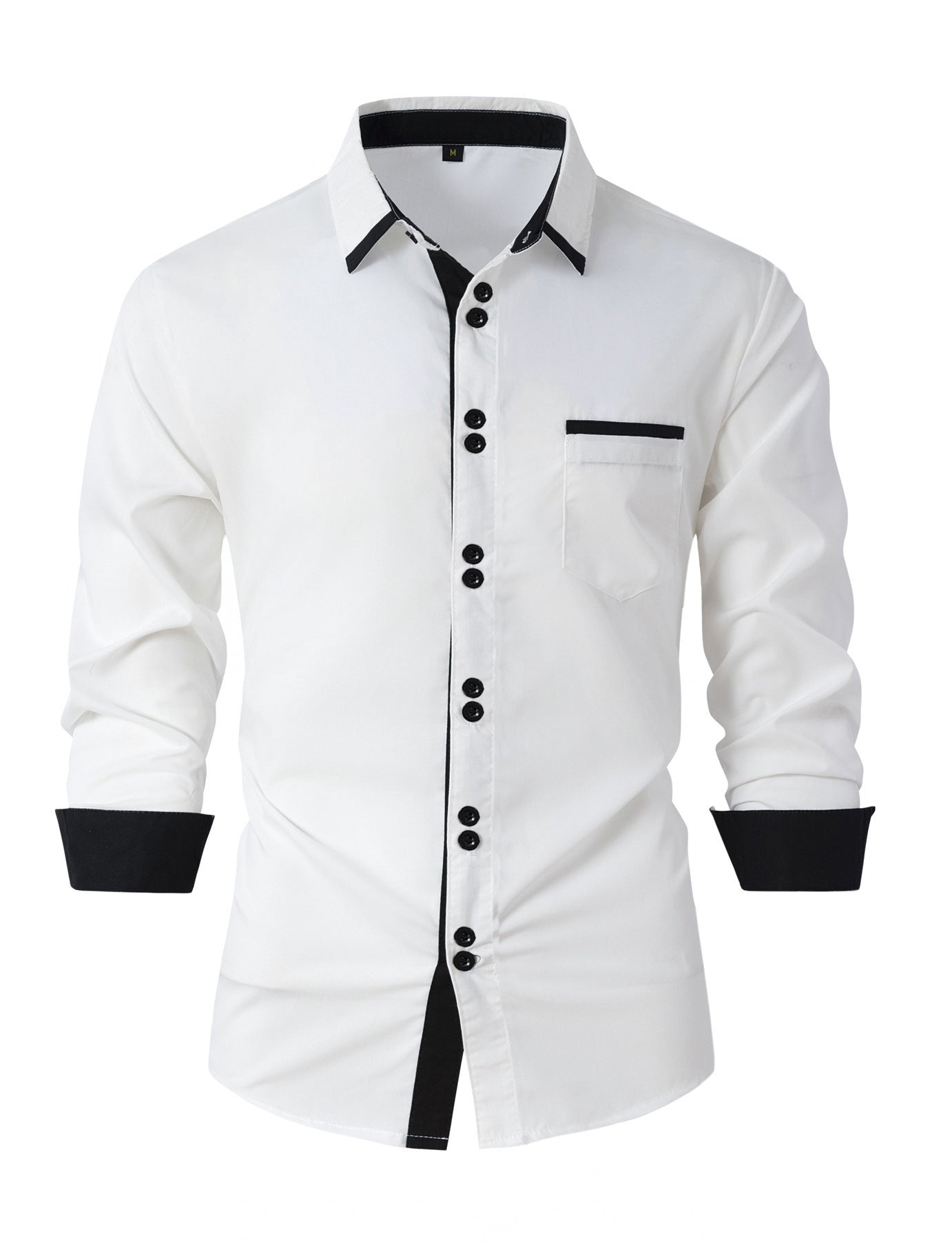 Contrast Trim Dress Shirt