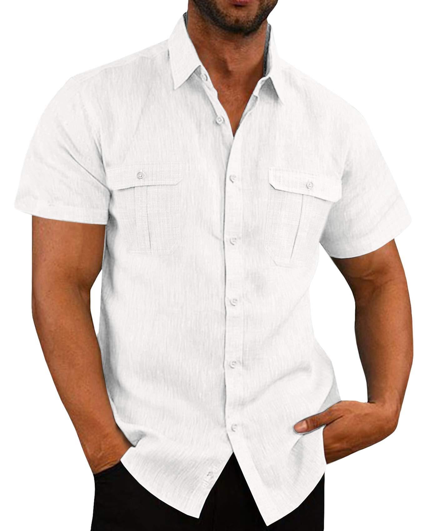 Linen Double Pocket Shirt